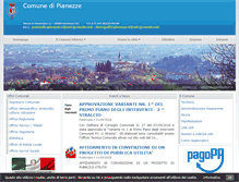 Tablet Screenshot of comune.pianezze.vi.it